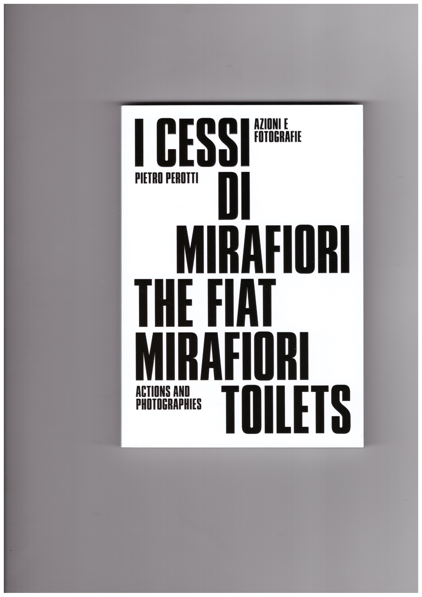 Pietro Perotti - The Fiat Mirafiori Toilets: Actions and Photographies